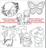 ÇİFT BOY ÖLÇME TUVAL BOYAMA SETİ (T12) - 5
