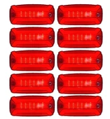 10 Adet Neon Ledli Yan Dorse Kasa Lambası 12-24 Volt Kırmızı thumbnail 1
