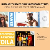 HP Sprocket Panorama Instant Taşınabilir Renkli Etiket ve Fotoğraf Yazıcısı - 2
