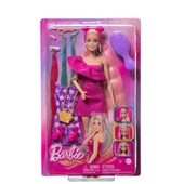 JDC85 Barbie Upuzun Muhteşem Saçlı Bebekler Pembe Saçlı Bebek thumbnail 1