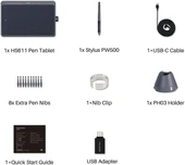 HUION HS611 Grafik Çizim Tableti - 7