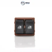 AN 0765 Mega Oto Market Çiftli Cam Düğmesi Anahtarı Doğan Slx ile uyumlu thumbnail 2