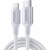 Ugreen 70523 USB-C to Lightning PD 36W 1M Örgülü Hızlı Şarj Kablosu - 1