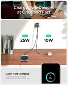 Spigen GaN III 352 35W 2 Bağlantı Noktalı Kompakt Katlanabilir Çift USB C Duvar Şarj Cihazı PD PPS - 3