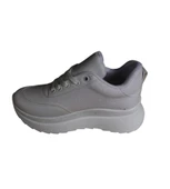 YAZKIŞ Kadın Siyah Beyaz Simli Taşlı Kalın Taban Fashıon Spor Ayakkabı thumbnail 16