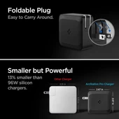 Spigen 100W USB-C Dual Duvar Şarj Cihazı [GaN II] PD 3.0 - 7