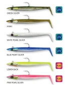 Savage Gear Sandeel V2 12 cm 22 gr 2+1  Blue Pearl Silver thumbnail 2