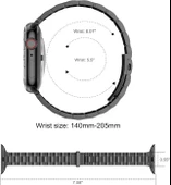 iiteeology Paslanmaz Çelik Kordon Uyumlu Apple Watch Kordon - 4