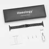 iiteeology Paslanmaz Çelik Kordon Uyumlu Apple Watch Kordon - 8