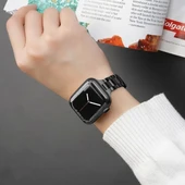 iiteeology Paslanmaz Çelik Kordon Uyumlu Apple Watch Kordon - 5