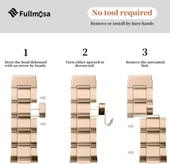 Fullmosa No Tools Needed Compatible Apple Watch Kordonları - 2
