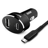 Nekteck Type C Araç Şarj Cihazı, USB Adaptörü - 1