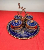 bakır 4lü baharatlık 4 - 1