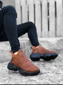 Pabucmarketi Bağcıksız Erkek Spor Bot TABA (SİYAH TABAN) - 1