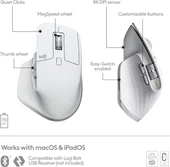 Logitech MX Master 3S Mac Kablosuz Bluetooth Fare - 9