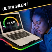 KLIM Ultimate Dizüstü Bilgisayar RGB Soğutucu - 6