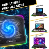 KLIM Ultimate Dizüstü Bilgisayar RGB Soğutucu - 4