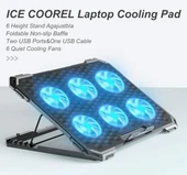ICE COOREL Laptop Soğutucu - 35.5-43 cm - 7