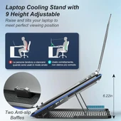 ICE COOREL Dizüstü Bilgisayar Soğutma Pedi - 38-43.9 cm - 3