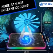 KLIM Ultimate Dizüstü Bilgisayar RGB Soğutucu - 3