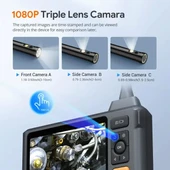 DEPSTECH 12,7 CM IPS Ekranlı Işıklı Endoskop Kamera - 4