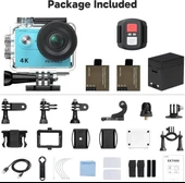 AKASO EK7000 4K30FPS 20MP Ultra HD Sualtı Aksiyon Kamerası - 10