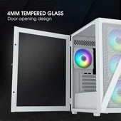 Vetroo M03 Micro ATX Mini ITX Kompakt Oyun Bilgisayarı Kasası - 9