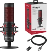 HyperX QuadCast USB Kırmızı LED Kondenser Oyun Mikrofonu - 9