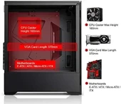 Bgears b-Voguish-RGB Oyun Bilgisayarı ATX Kasası - 10