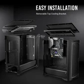 Antec Full Tower Temp Display Mesh Ön Panel E-ATX PC Oyun Kasası - 4
