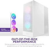 NZXT CM-H71FB-01 ATX Hızlı Çıkarılan Temperli Cam Yan Panel Mid Tower PC Oyun Kasası - 3
