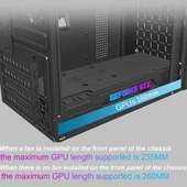 TGDGAMER Yüksek Hava Akışlı Mikro ATX/ MATX Fansız PC Kasası - 2