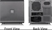 Thermaltake Core V21 SPCC Mikro ATX Mini ITX Cube Oyun Bilgisayarı Kasası - 4