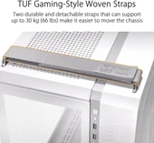 ASUS TUF Gaming GT502 Beyaz ATX Mid-Tower Bilgisayar Kasası - 4