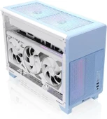 Thermaltake Core V21 SPCC Mikro ATX Mini ITX Cube Oyun Bilgisayarı Kasası - 4