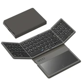 GEODMAER Büyük Touchpad Katlanabilir Bluetooth Klavye - 1