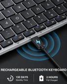 ProtoArc XK01 Sayısal Tuş Takımlı Katlanabilir Bluetooth Klavye - 5