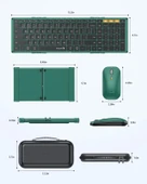 ProtoArc XKM01 Bluetooth Katlanabilir Klavye ve Fare - 9