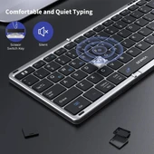 seeda Tuş Takımlı Katlanabilir Bluetooth Klavye - 4