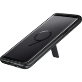 Galaxy S9 ile Uyumlu Protective Stanting Cover Siyah EF-RG960CBEGWW - 1