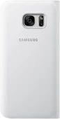 Galaxy S7 ile Uyumlu S View Cover Kılıf Beyaz EF-CG930PWEGWW - 3