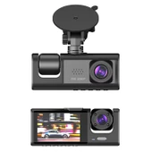 Ozmik CMR67 araç içi kamera 3 Kamera Ön-İç ve arka WIFI Video kaydedici 1080P çift Lens Dikiz Kamera - 1