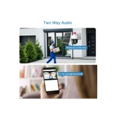 Ozmik CMR46 Güneş Panelli Sim Kart Ile Çalışan 4g+ Wi-Fi 5mp Outdoor Dış Mekan Güvenlik Kamerası thumbnail 7