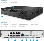 Amcrest 5MP POE Güvenlik Kamera Sistemi Dış Mekan 8CH POE NVR - 4