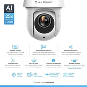 Amcrest 8MP Dış Mekan PTZ POE IP Kamera ve Pant Tilt Zoom - 2