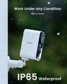 ieGeek Kablosuz Pille Çalışan WiFi Güvenlik Kamerası - 7