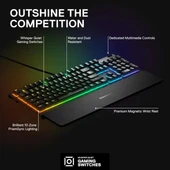 SteelSeries Apex 3 Hibrit Mekanik Oyun Klavyesi - 3