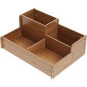 Ahşap Masa Üstü Düzenleyici Kutu - 1