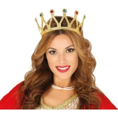 Rönesans Kraliçe Tacı Altın Renk - 1