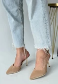 Kalyt Nude Cilt Topuklu Ayakkabı - 3